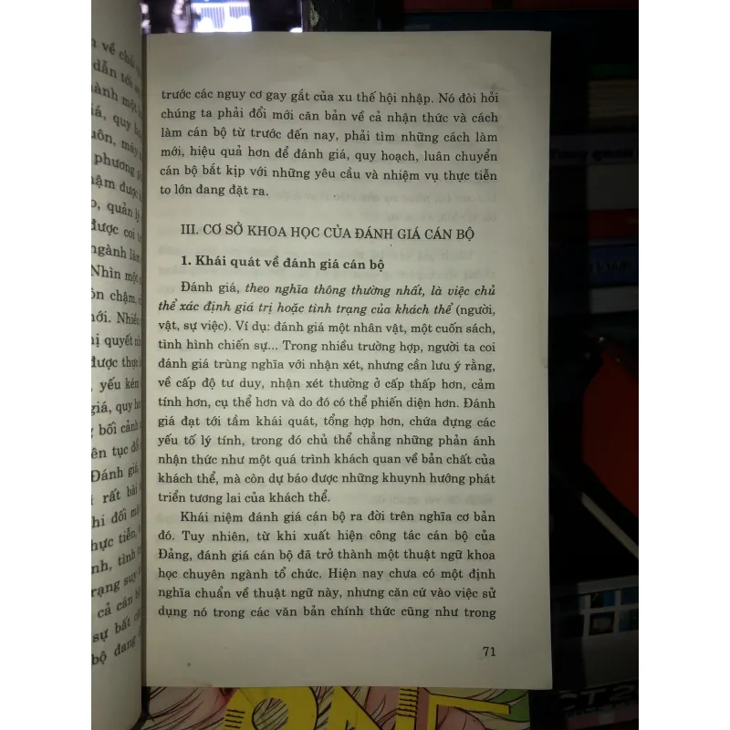 Đánh giá, quy hoạch, luân chuyển cán bộ lãnh đạo, quản lý thời kỳ công nghiệp hóa… 782096