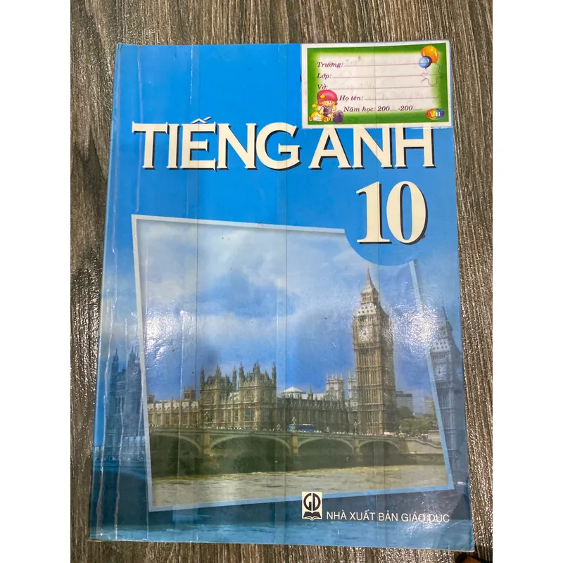 SÁCH GIÁO KHOA TIẾNG ANH 10 ***NĂM 2007***TẶNG QUÀ 0Đ + FREESHIP  606134