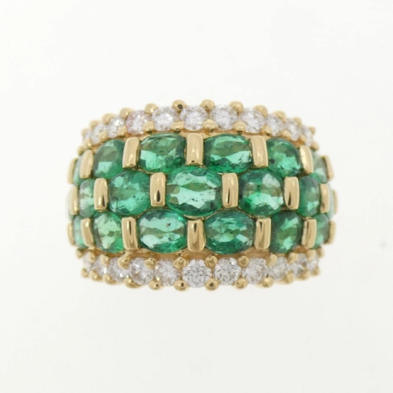 Nhẫn Emerald K18YG 3.10CT - Hàng hiệu Authentic 852309