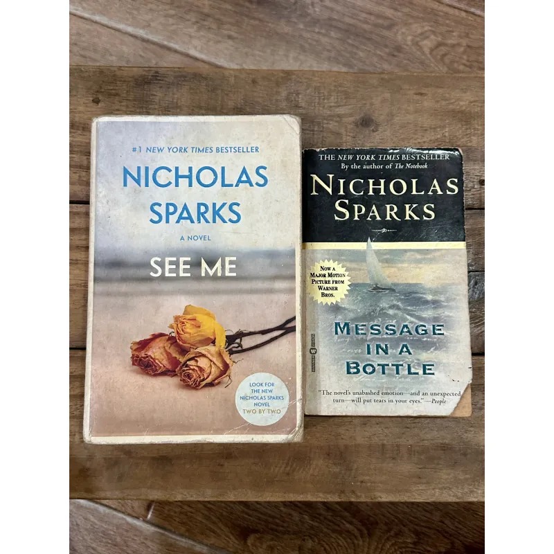 Combo Sách Nicholas Spark - See Me/Message In A Bottle 736327