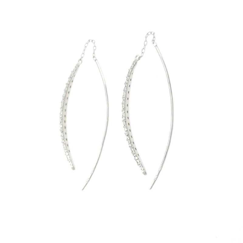 K18WG Bông tai kim cương 0.20CT - Hàng hiệu Chính hãng 869452