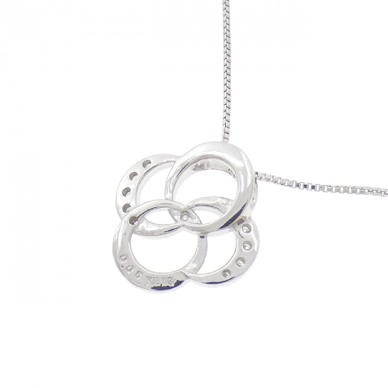 K18WG Dây chuyền kim cương 0.05CT - Hàng hiệu Chính hãng 857004