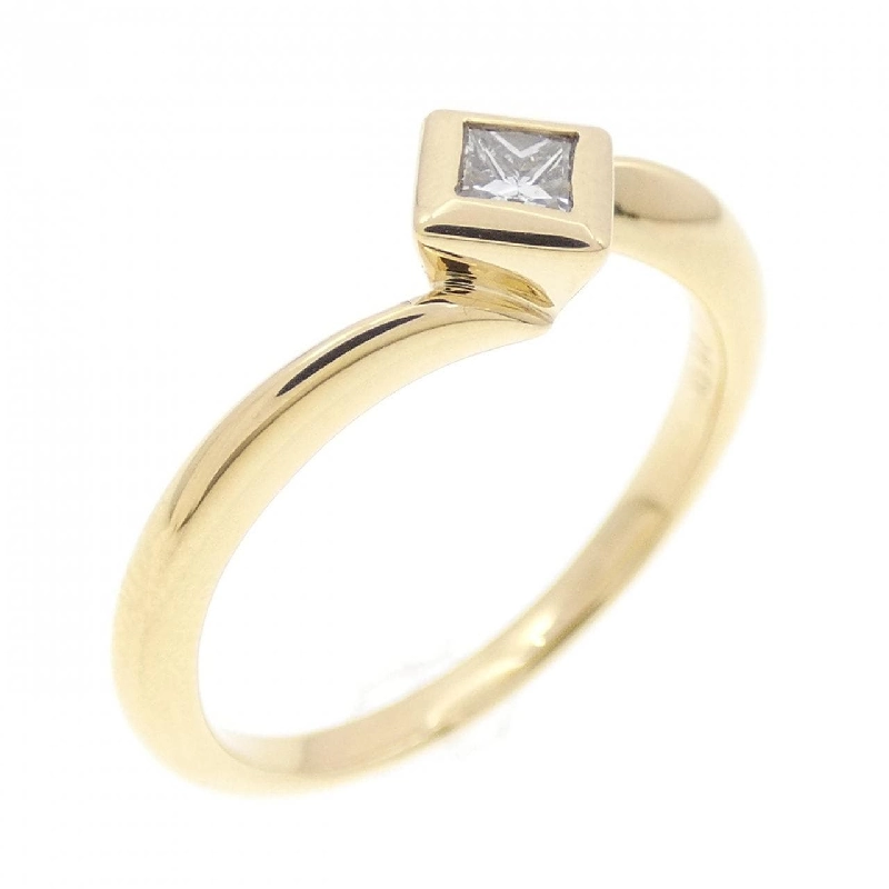 Nhẫn kim cương K18YG 0.11CT 670323