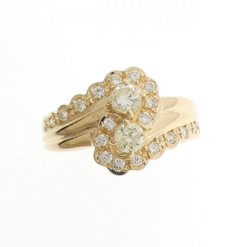 Nhẫn kim cương K18YG 0.293CT - Hàng hiệu Authentic 853873