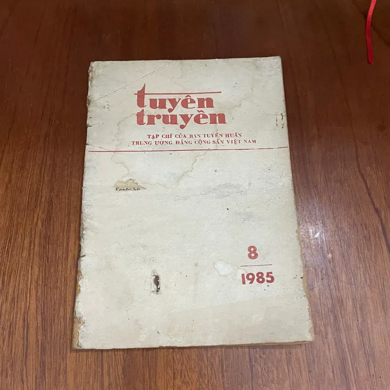 II Sách Xưa: Tuyên Truyền - Tạp Chí Của Ban Tuyên Huấn Trung Ương Đảng CSVN - 1985 562171