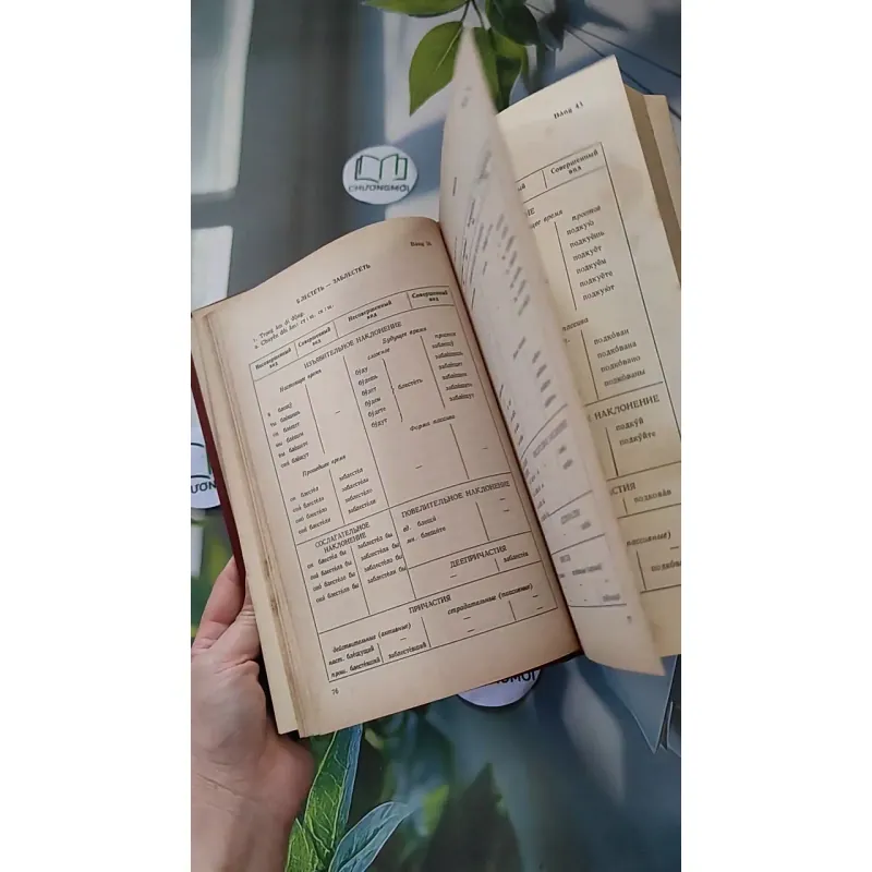 [MIỄN PHÍ BỌC SÁCH] [XƯA] Cách Chia Động Từ Tiếng Nga (1982) 990090