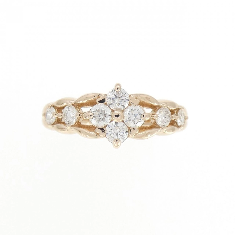 Nhẫn kim cương K18PG hoa 0.50CT 673371