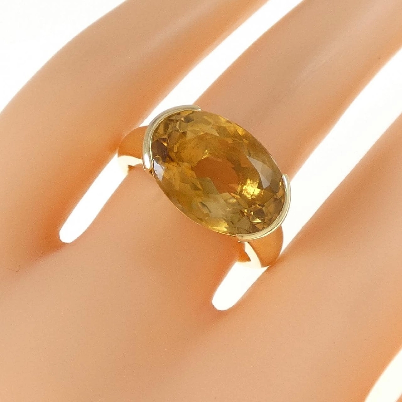 Nhẫn Citrine K18YG 7.226CT 669710