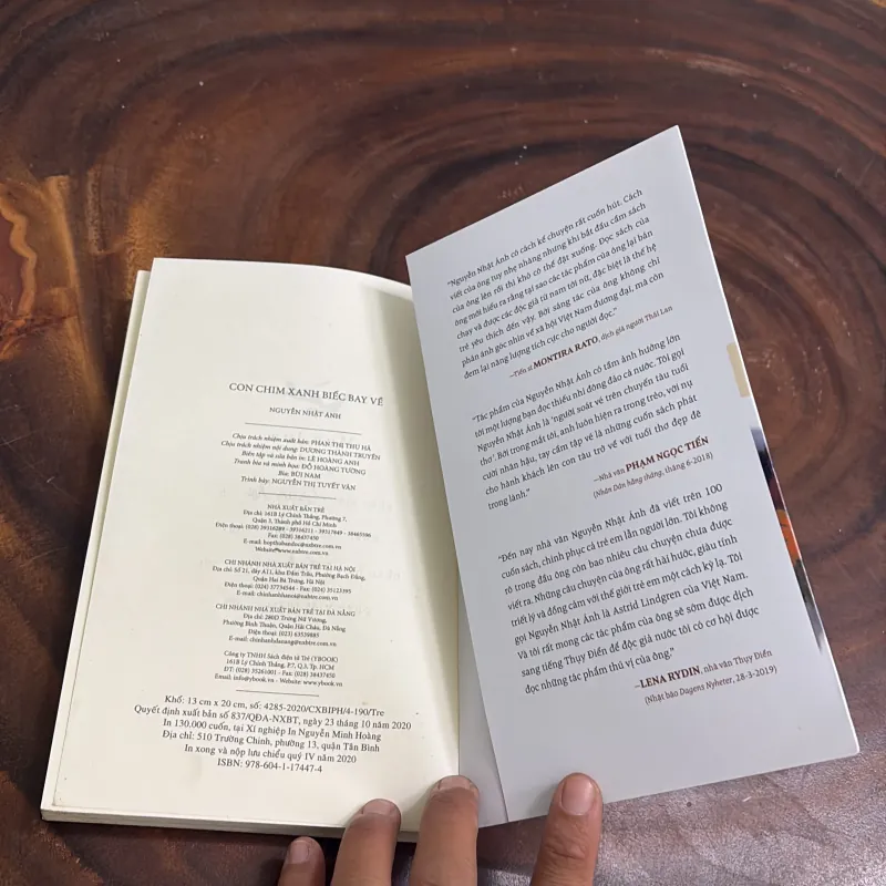 II Văn Học: Con Chim Xanh Biếc Bay Về - Nguyễn Nhật Ánh - 2020 1032315