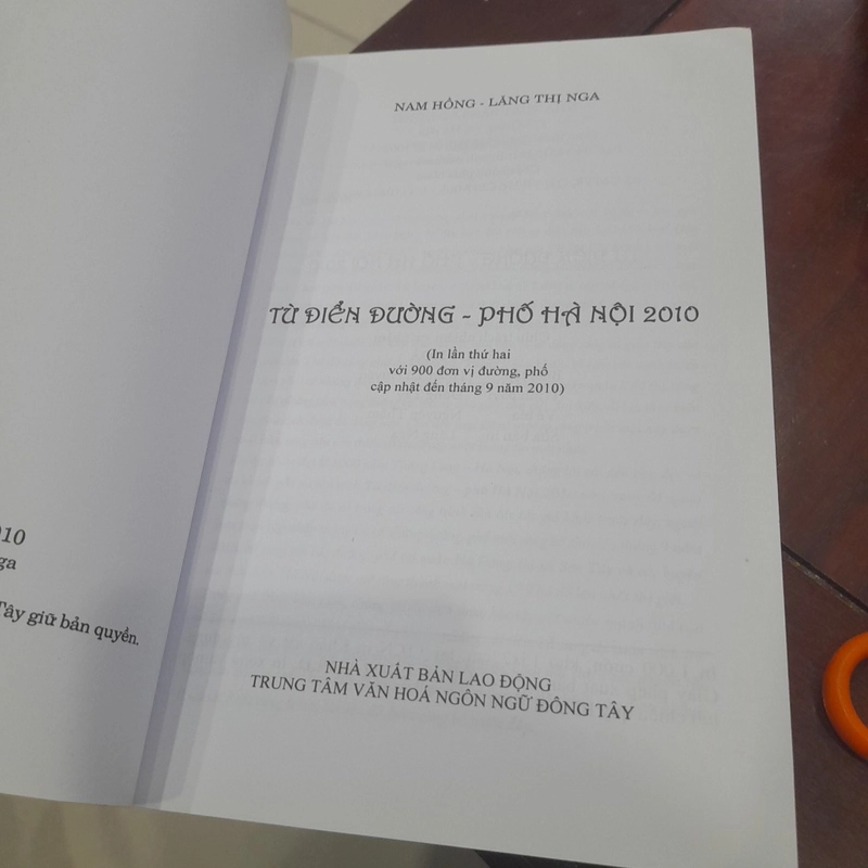 Từ điển ĐƯỜNG - PHỐ Hà Nội 2010 330419
