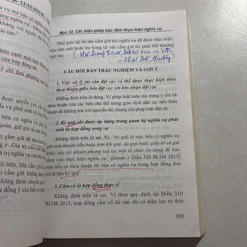 Hướng dẫn môn học Luật Dân Sự Tập 2 728540