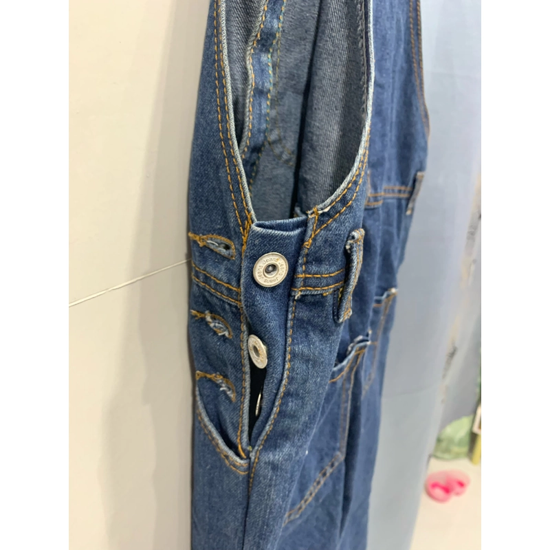 Jumpsuit jeans màu xanh (bé gái 9 - 12 tuổi)  501668