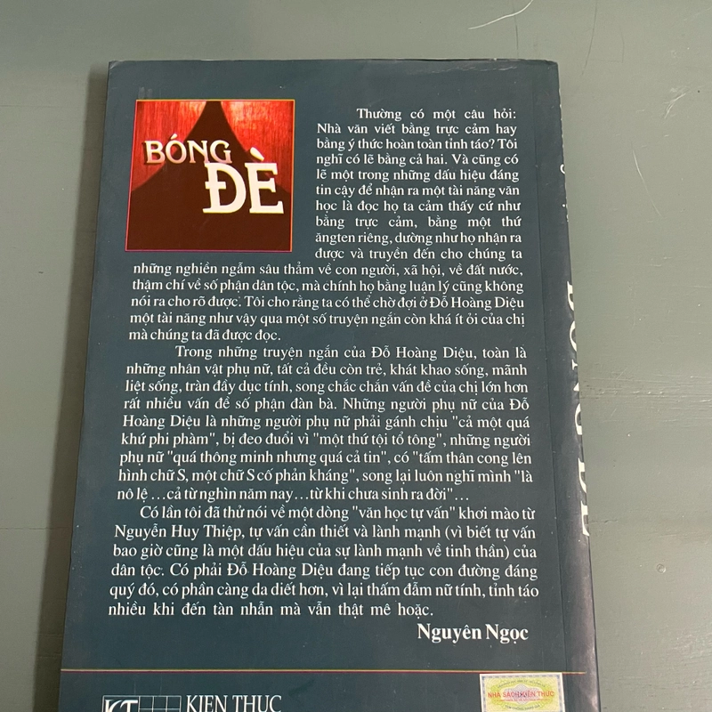 II Tựa sách: Bóng Đè (Tập truyện ngắn) - Đỗ Hoàng Diệu - 2006 451843