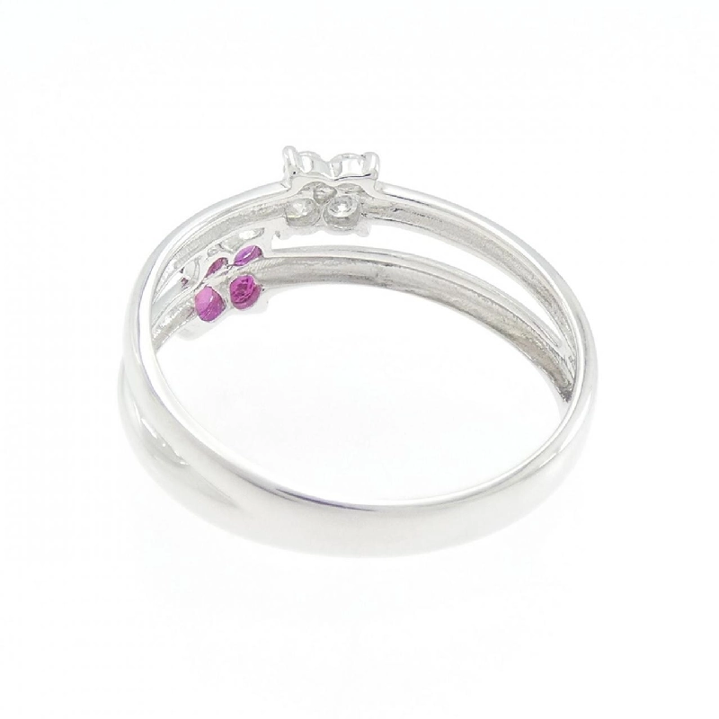 Nhẫn Ruby Hoa K14WG - Hàng hiệu Chính hãng 851693