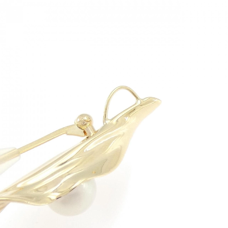 K18YG Brooch Ngọc Trai Akoya 7.5mm - Hàng hiệu Chính hãng 872664