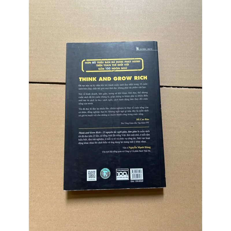 Think and grow rich 13 nguyên tắc nghĩ giàu làm giàu 800072