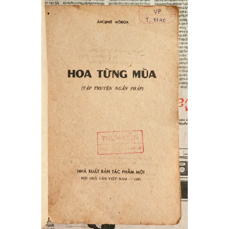 Truyện ngắn Pháp: HOA TỪNG MÙA (nhà văn André Maurois) 1044619