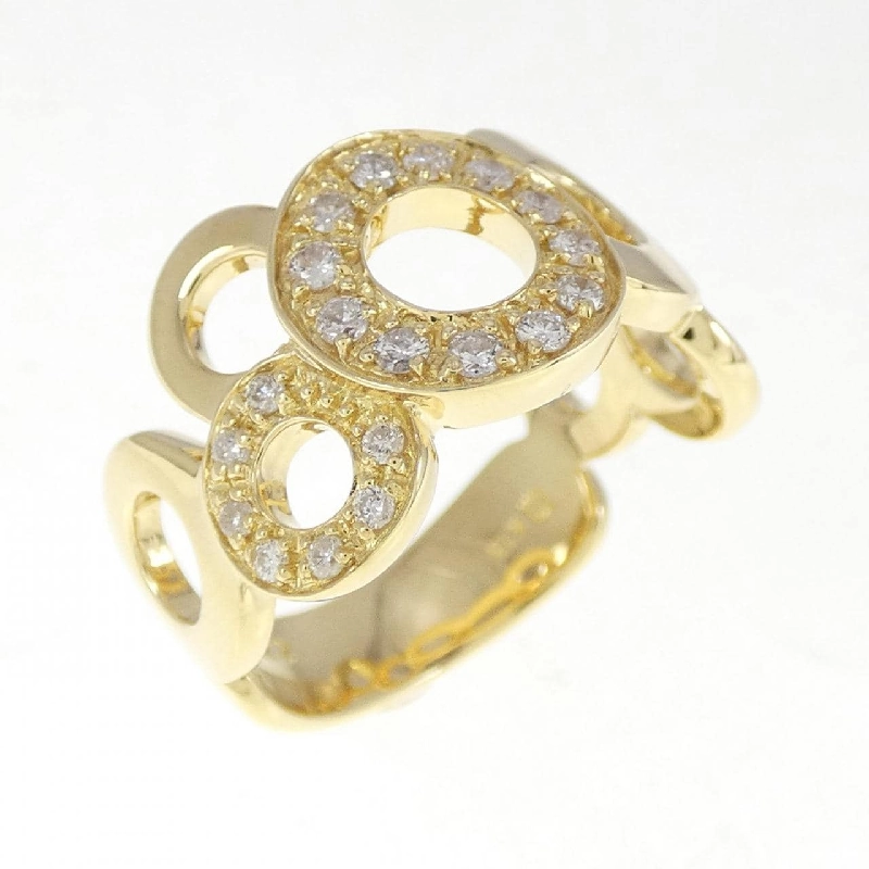 Nhẫn kim cương K18YG 0.22CT 672088