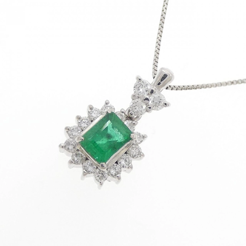 Dây chuyền Emerald PT900/PT850 0.44CT - Hàng hiệu Chính hãng 858828