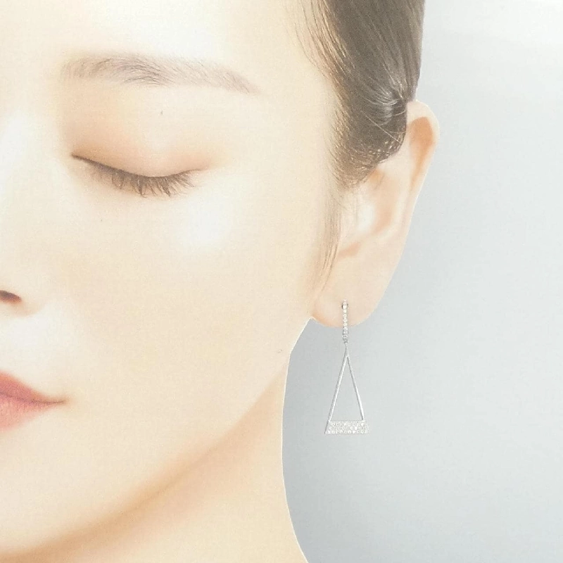 K18WG Bông tai kim cương 0.37CT - Hàng hiệu Chính hãng 866665