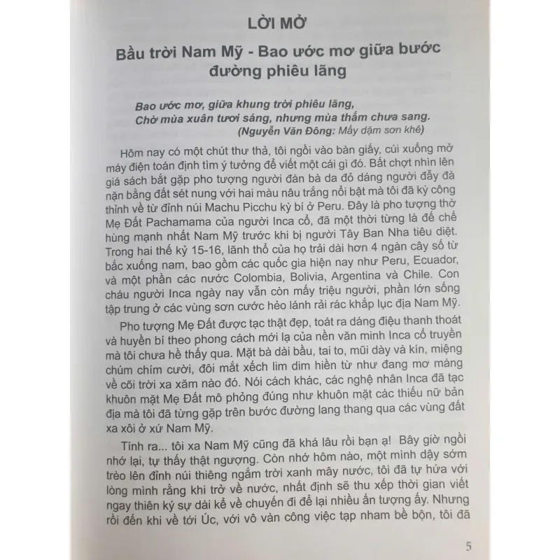 Ước Mơ Phiêu Lãng Trời Nam Mỹ 1019737