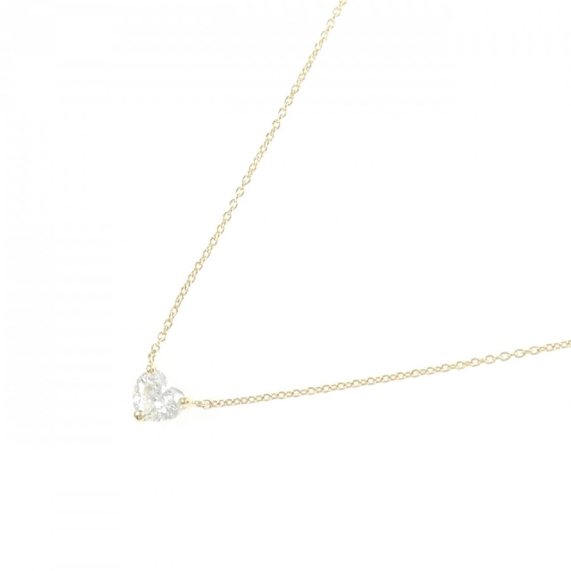 Dây chuyền kim cương K18YG 0.406CT G SI1 hình trái tim - Hàng hiệu Chính hãng 874736
