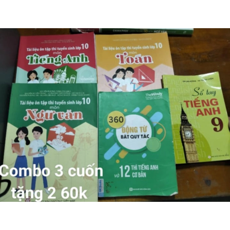 Sách ôn thi 9 vào 10 tổng hợp  540144