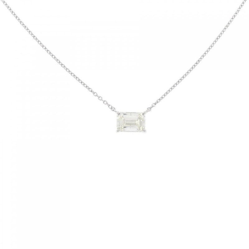 Dây chuyền kim cương PT 1.035CT M SI1 cắt hình Emerald - Hàng hiệu Authentic 876048