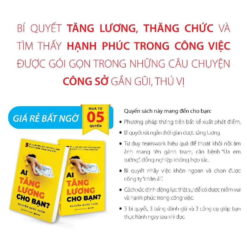 Ai Tăng Lương Cho Bạn - Doanh nhân Nguyễn Quốc Tuấn - GIVER BOOKS - MARKETING KINH DOANH 595433
