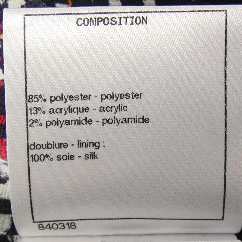 CHANEL P62686V48360 20C Áo khoác không cổ - Hàng hiệu Authentic 810829