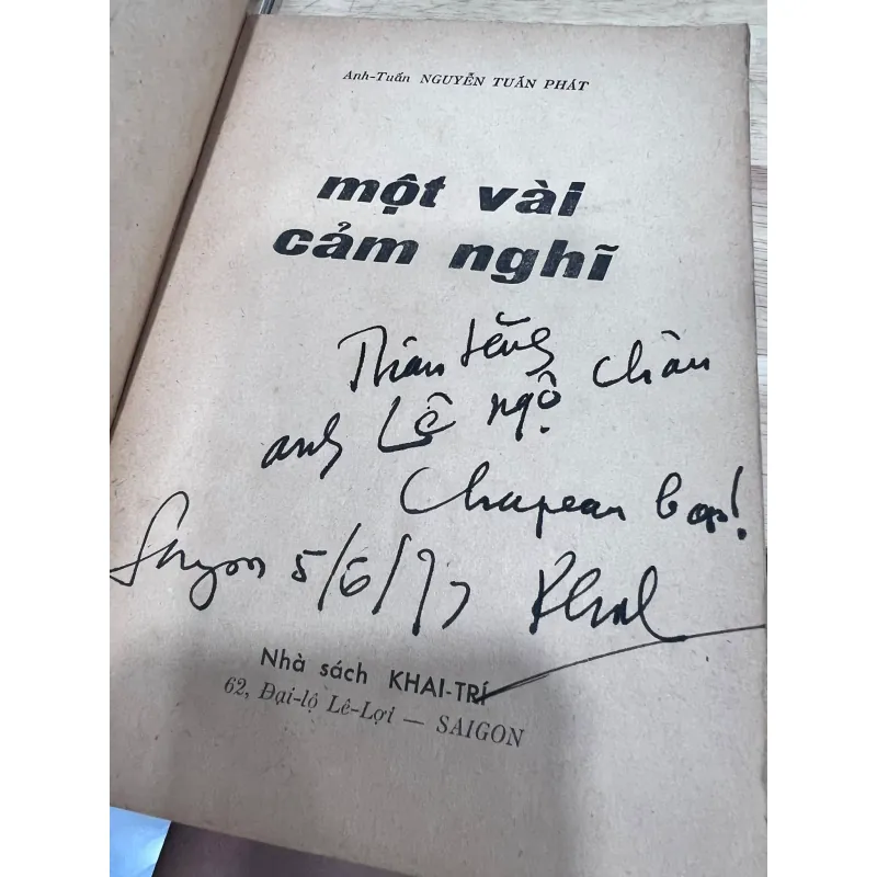 MỘT VÀI CẢM NGHĨ - NGUYỄN TUẤN PHÁT 776957