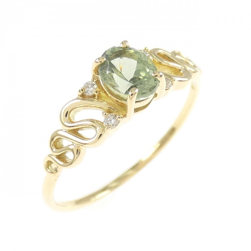 Nhẫn Garnet Xanh K18YG - Hàng hiệu Chính hãng 855067