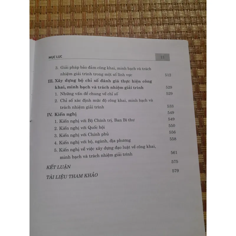 CÔNG KHAI MINH BẠCH VÀ TRÁCH NHIỆM GIẢI TRÌNH CỦA CÁC... 755817