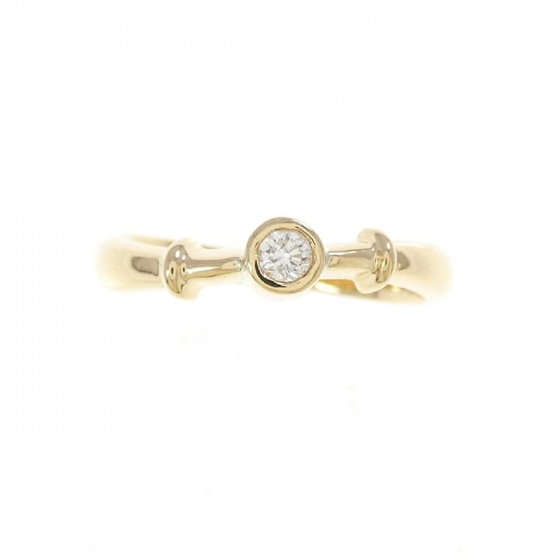 Nhẫn kim cương K18YG 666486