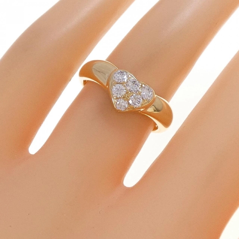 Nhẫn trái tim Pave Tiffany - Hàng hiệu Authentic 834480