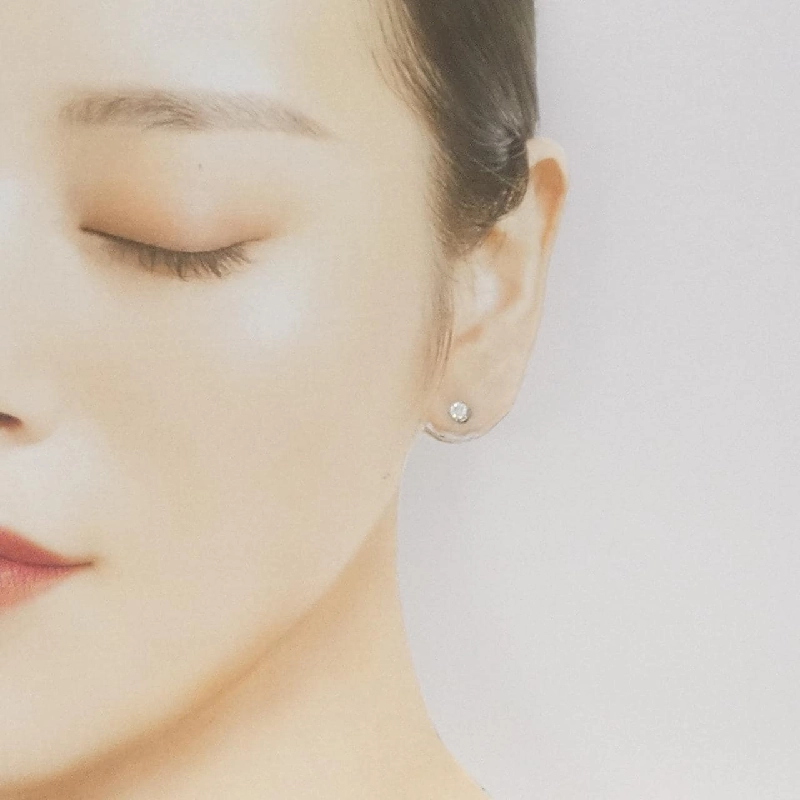 K18WG Solitaire Bông tai Kim cương 0.32CT - Hàng hiệu Chính hãng 864950