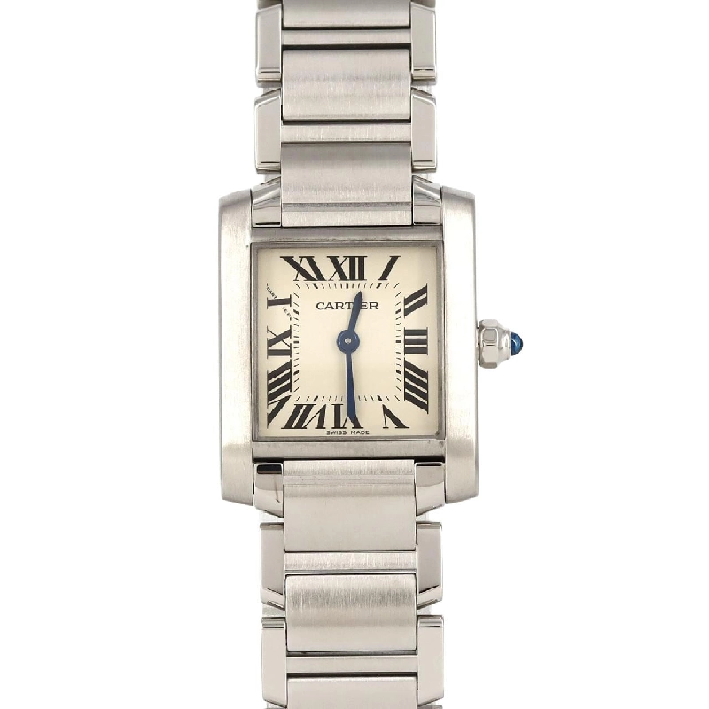 Cartier Tank Française SM W51008Q3 SS Quartz - Hàng hiệu Chính hãng 876629