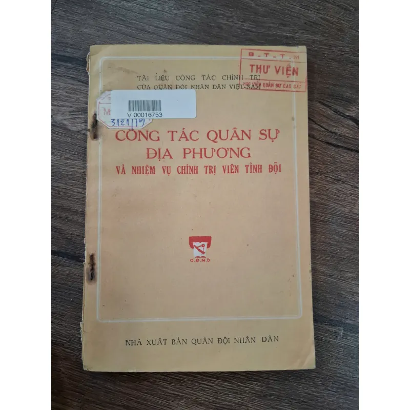 Công Tác Quân Sự Địa Phương Và Nhiệm Vụ Chính Trị Viên Tỉnh Đội 716079