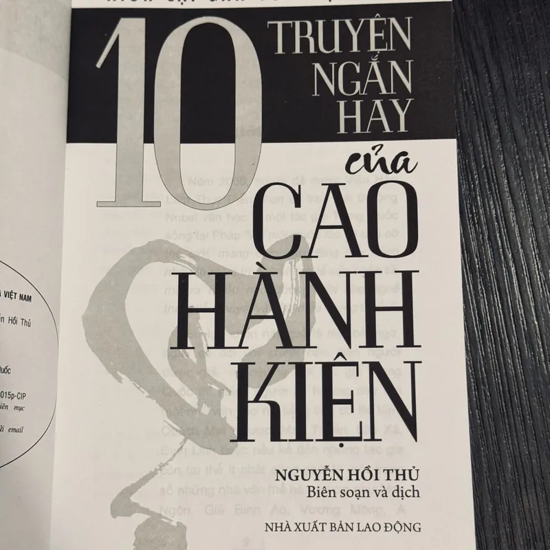 10 truyện ngắn hay Cao Hành Kiện 572600