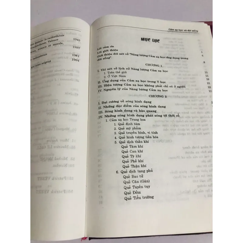 CẢM XẠ HỌC & ĐỜI SỐNG  726509