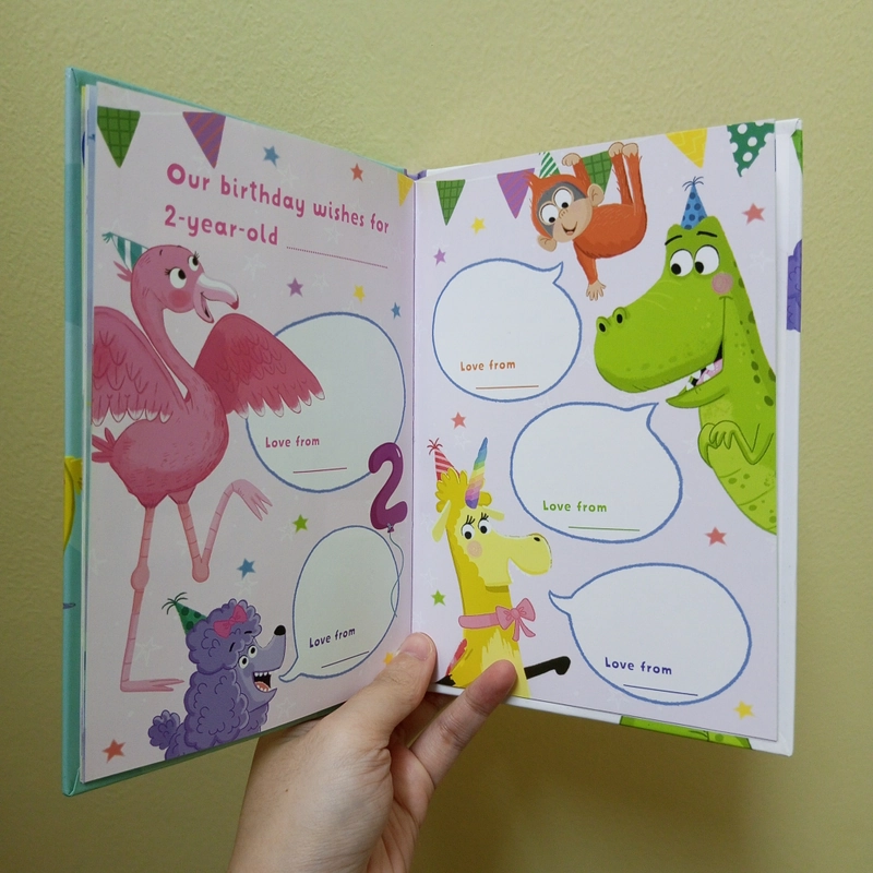Happy 2nd Birthday Sách mừng sinh nhật bé 2 tuổi bằng Tiếng Anh 548943