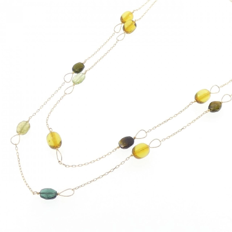 K18YG Tourmaline Necklace - Hàng hiệu Authentic 847888