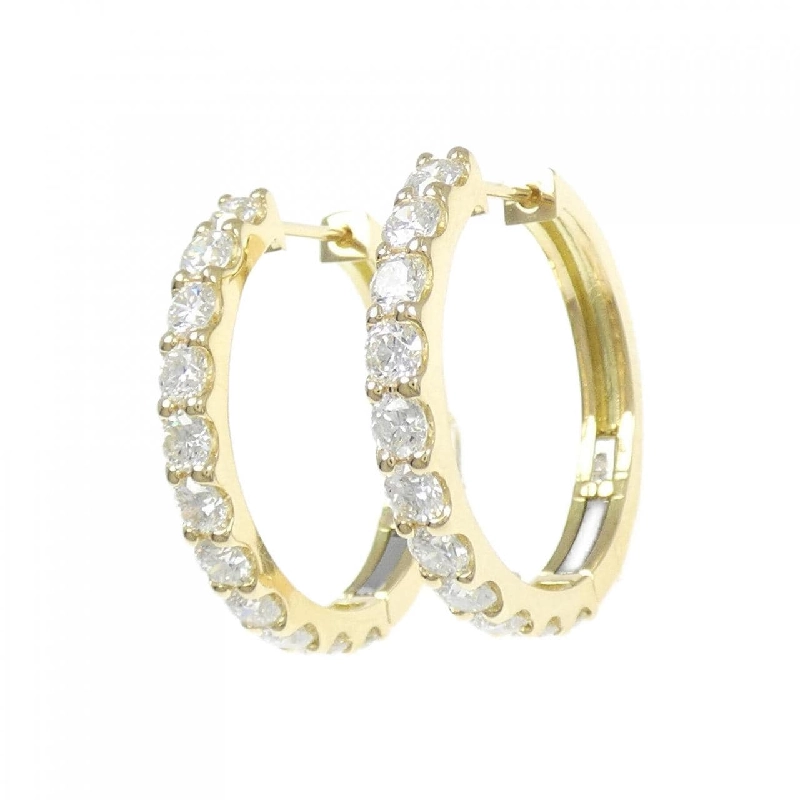 K18YG Khuyên tai kim cương 2.009CT - Hàng hiệu Chính hãng 872699