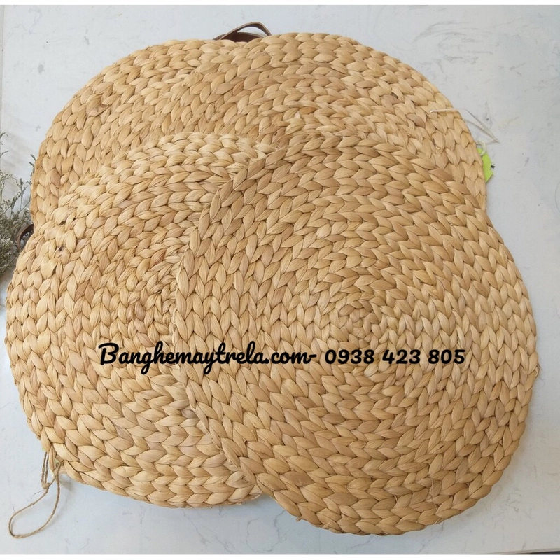Thảm lục bình tròn tráng trí decor 490469