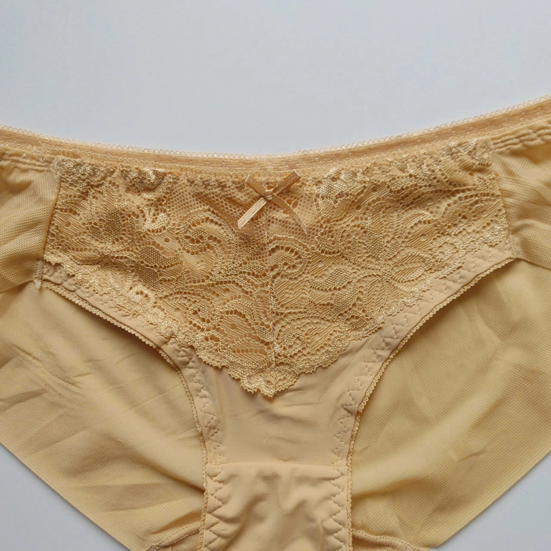 Quần lót thun lạnh phối ren & lưới, lưng vừa, hàng chất lượng tốt, size 45-62kg 445721