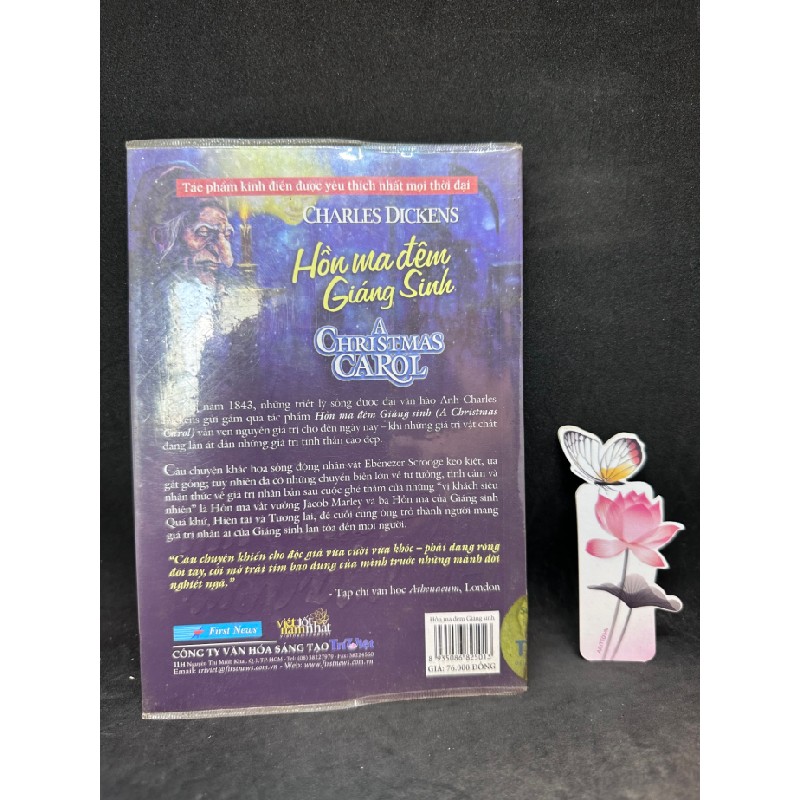 Hồn ma đêm Giáng sinh (song ngữ) Charles Dickens New 90% SBM0604 64472