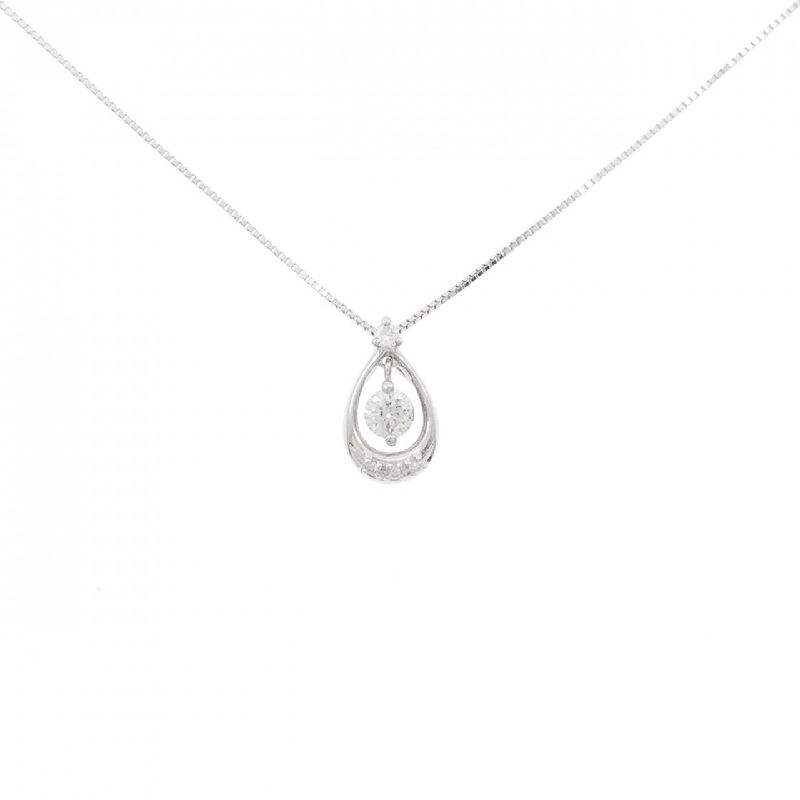 K18WG/K14WG Dây chuyền kim cương 0.172CT - Hàng hiệu Authentic 861588