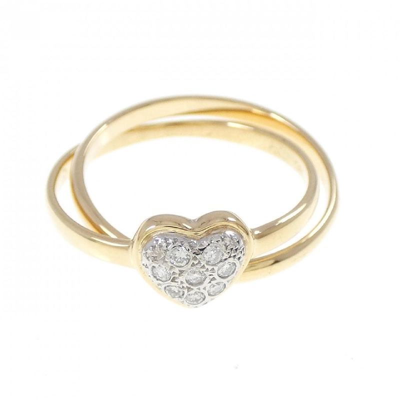 Nhẫn kim cương 750YG/PT900 0.05CT 668649