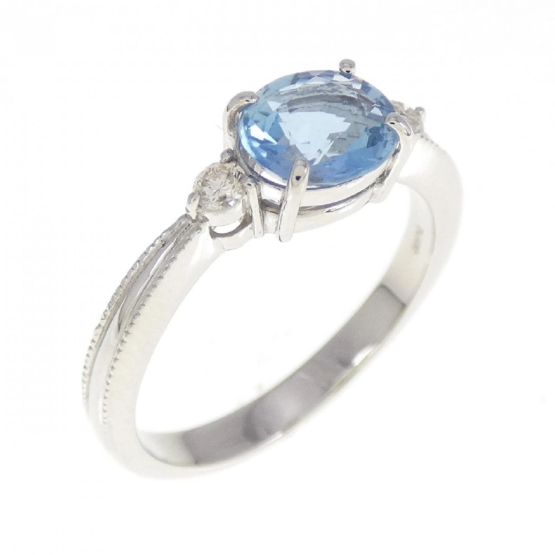 【Tái chế】Nhẫn Aquamarine 0.77CT 671863