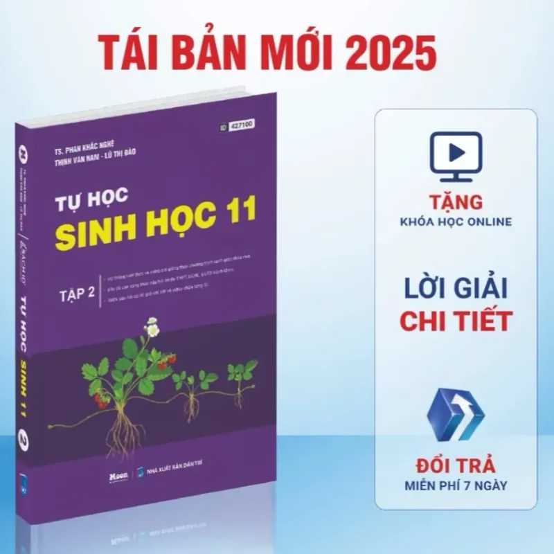 Sách 2026-Tự học Sinh học lớp 11 Tập 1+2 795750